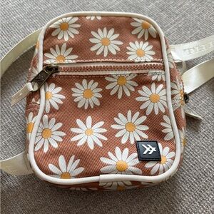 Threads Tan Daisy Crossbody Bag